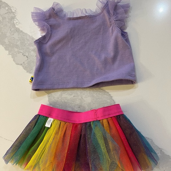 Build A Bear Rainbow Skirt Outfit - Picture 2 of 4
